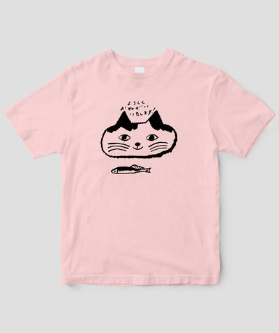 天然生活×トラネコボンボン オリジナルTシャツ「猫と魚」Type A / 扶桑社
