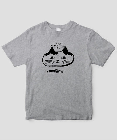 【キッズ】天然生活×トラネコボンボン オリジナルTシャツ「猫と魚」Type A / 扶桑社