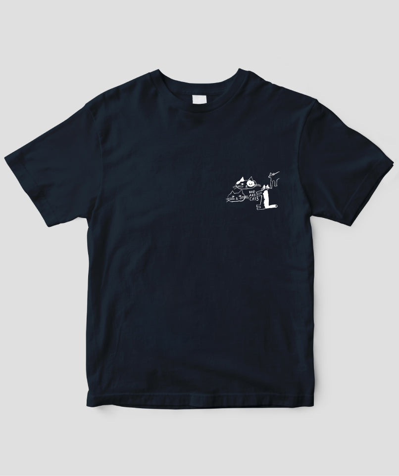 【キッズ】天然生活×トラネコボンボン オリジナルTシャツ「WE ARE CATS」Type B / 扶桑社