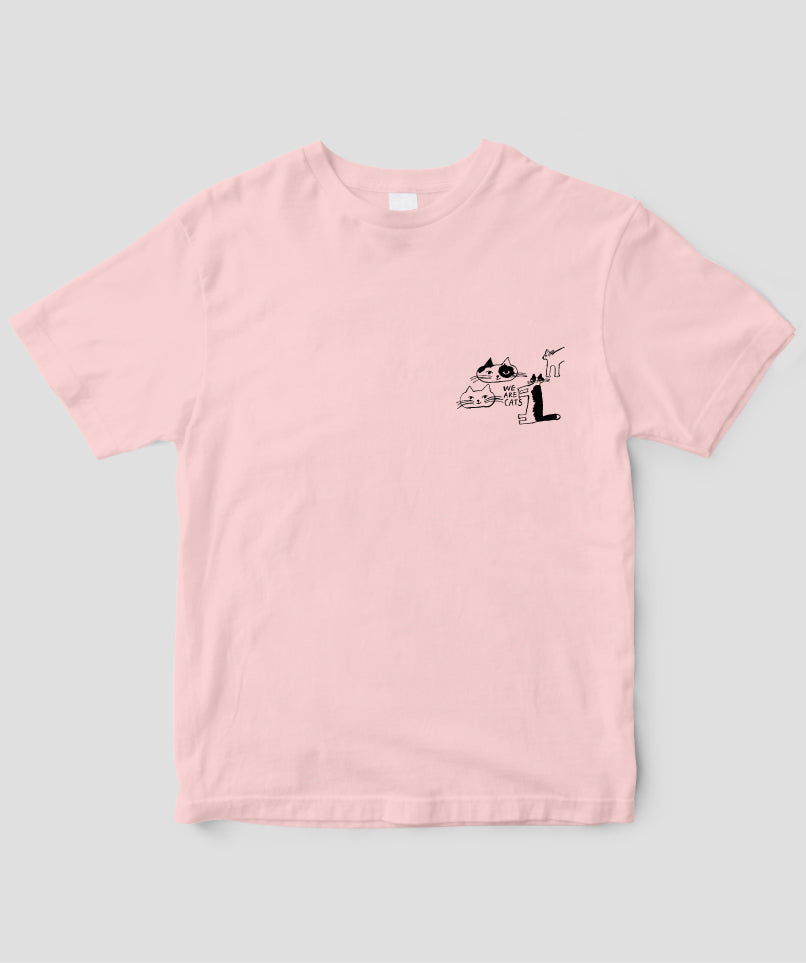 【キッズ】天然生活×トラネコボンボン オリジナルTシャツ「WE ARE CATS」Type B / 扶桑社