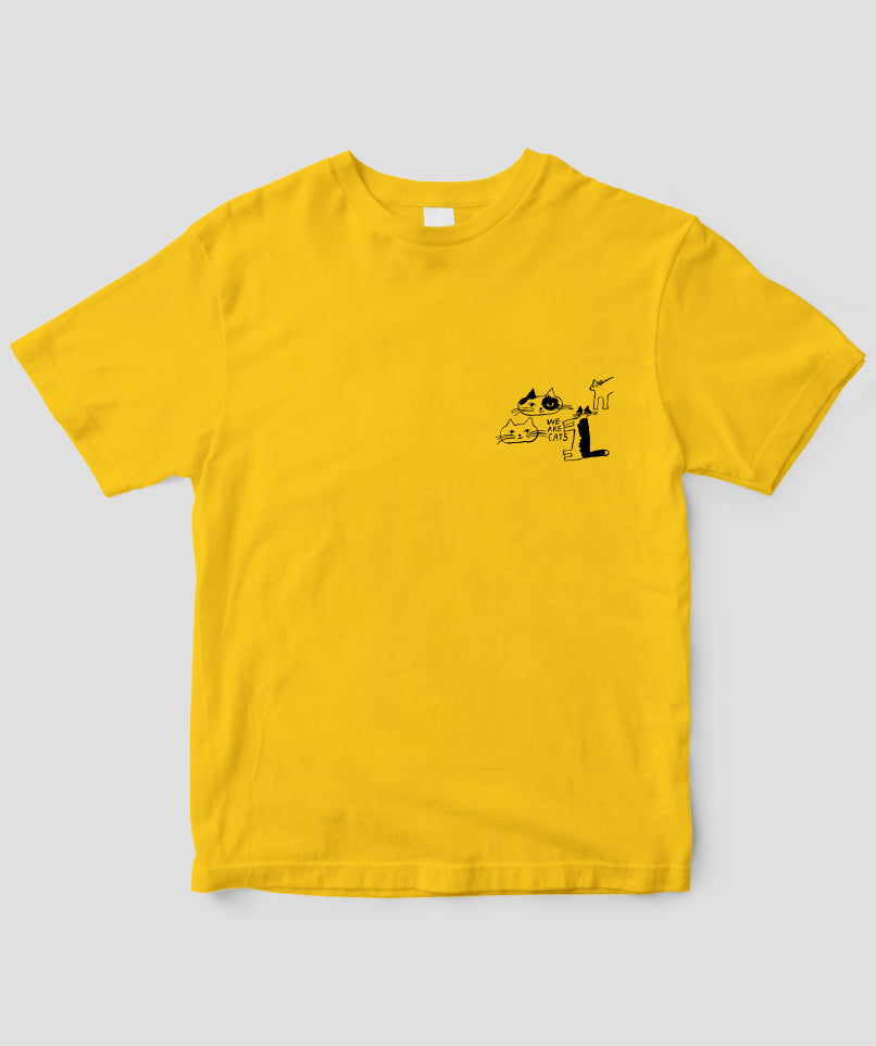 【キッズ】天然生活×トラネコボンボン オリジナルTシャツ「WE ARE CATS」Type B / 扶桑社