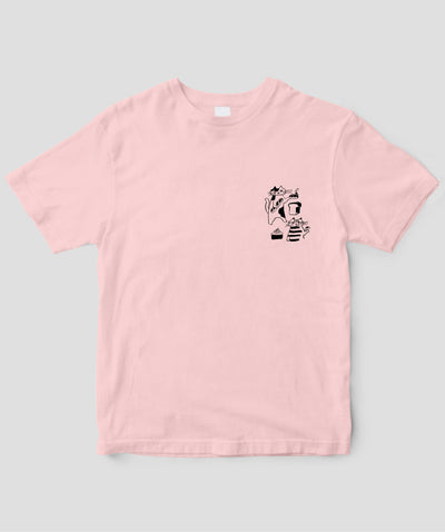 【キッズ】天然生活×トラネコボンボン オリジナルTシャツ「猫とパンとお菓子」Type B / 扶桑社