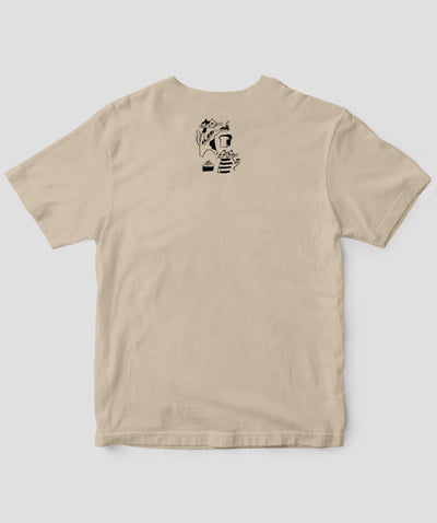 【キッズ】天然生活×トラネコボンボン オリジナルTシャツ「猫とパンとお菓子」Type D（バックプリント） / 扶桑社