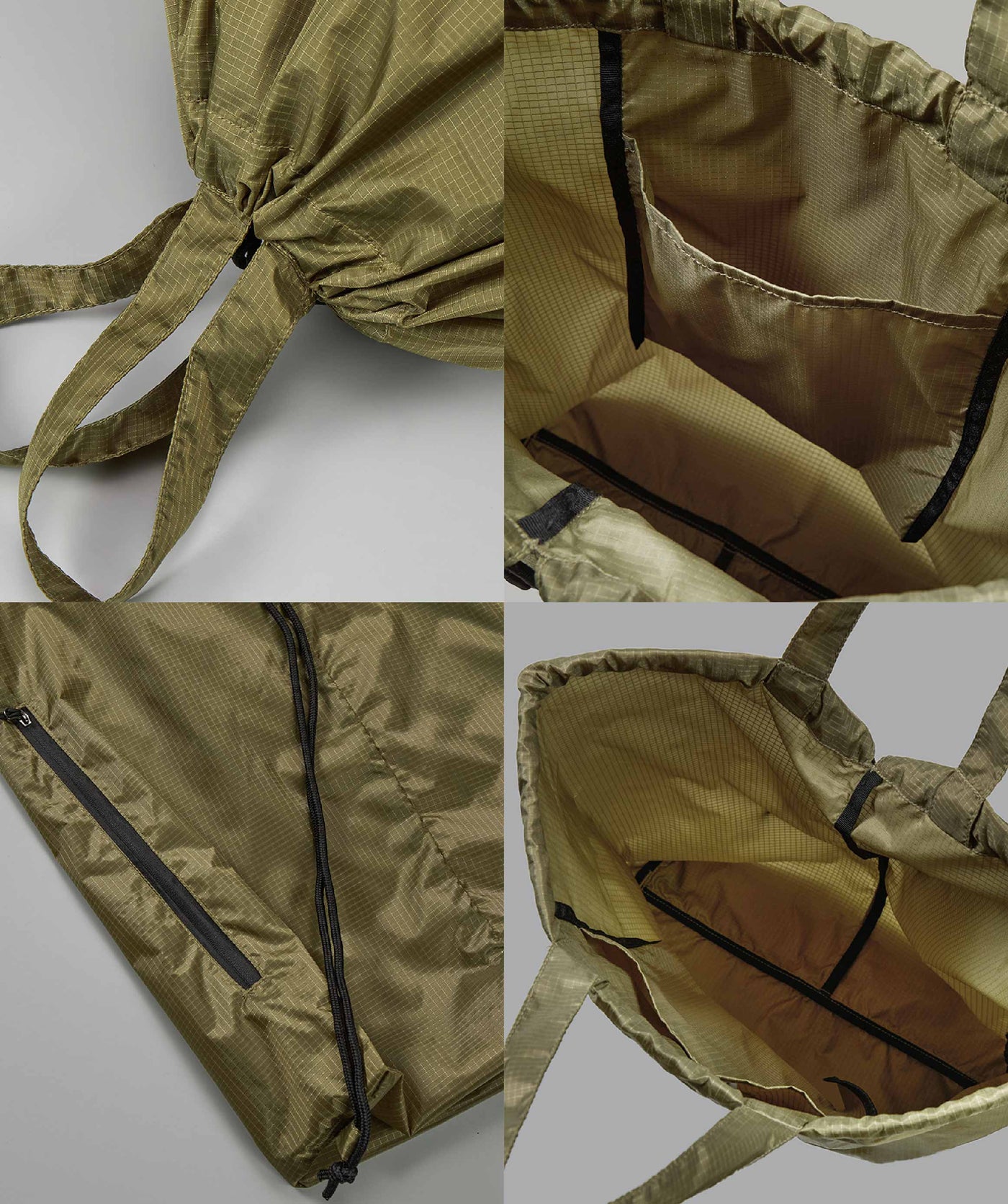 山と溪谷 / リップストップ ナップサック フロントプリント / 山と溪谷社