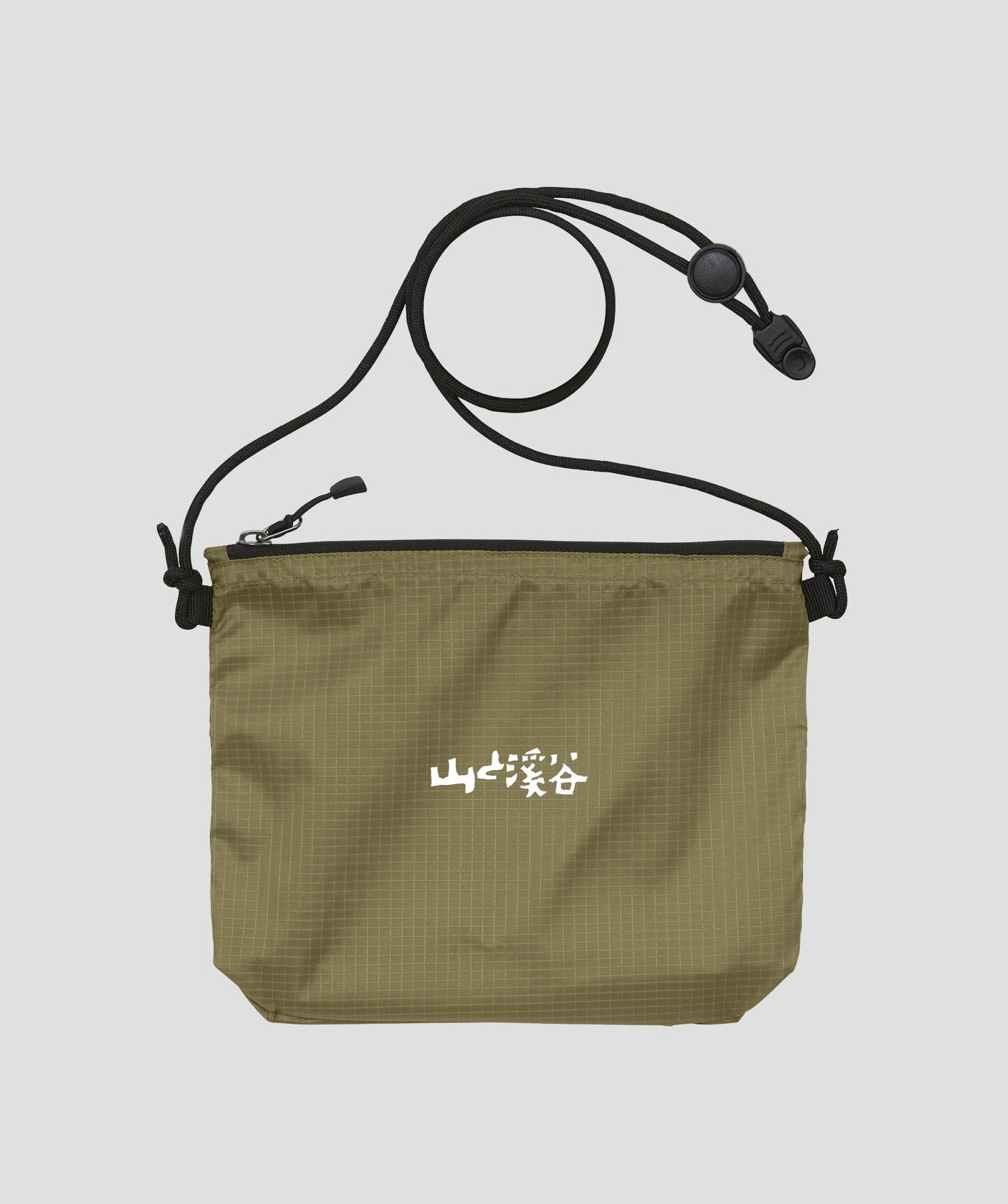 山と溪谷 / リップストップサコッシュ フロントプリント / 山と溪谷社