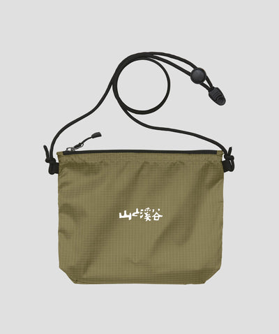 山と溪谷 / リップストップサコッシュ フロントプリント / 山と溪谷社