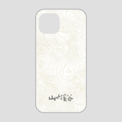 等高線スマホケース 涸沢 / iPhone 13 / 山と溪谷社