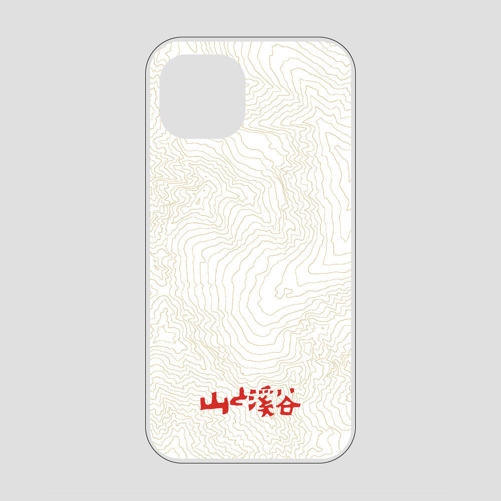等高線スマホケース 涸沢 / iPhone 13 / 山と溪谷社