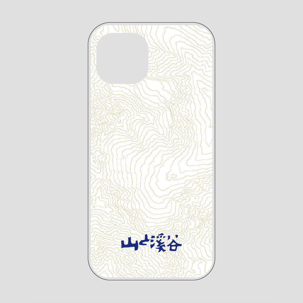 等高線スマホケース 涸沢 / iPhone 13 / 山と溪谷社
