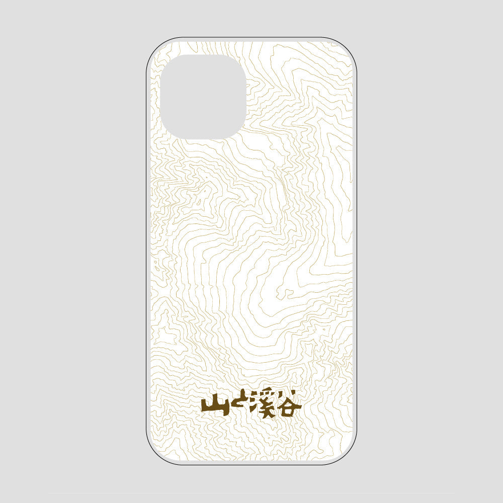 等高線スマホケース 涸沢 / iPhone 13 / 山と溪谷社