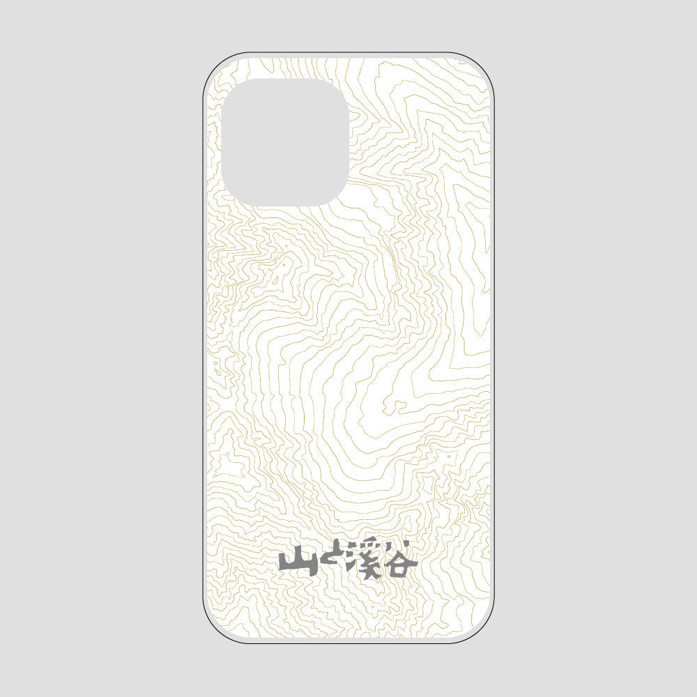 等高線スマホケース 涸沢 / iPhone 13 mini / 山と溪谷社