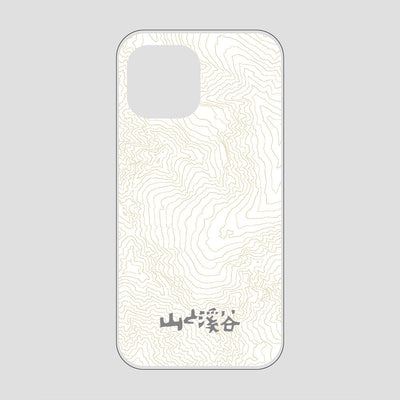 等高線スマホケース 涸沢 / iPhone 13 mini / 山と溪谷社