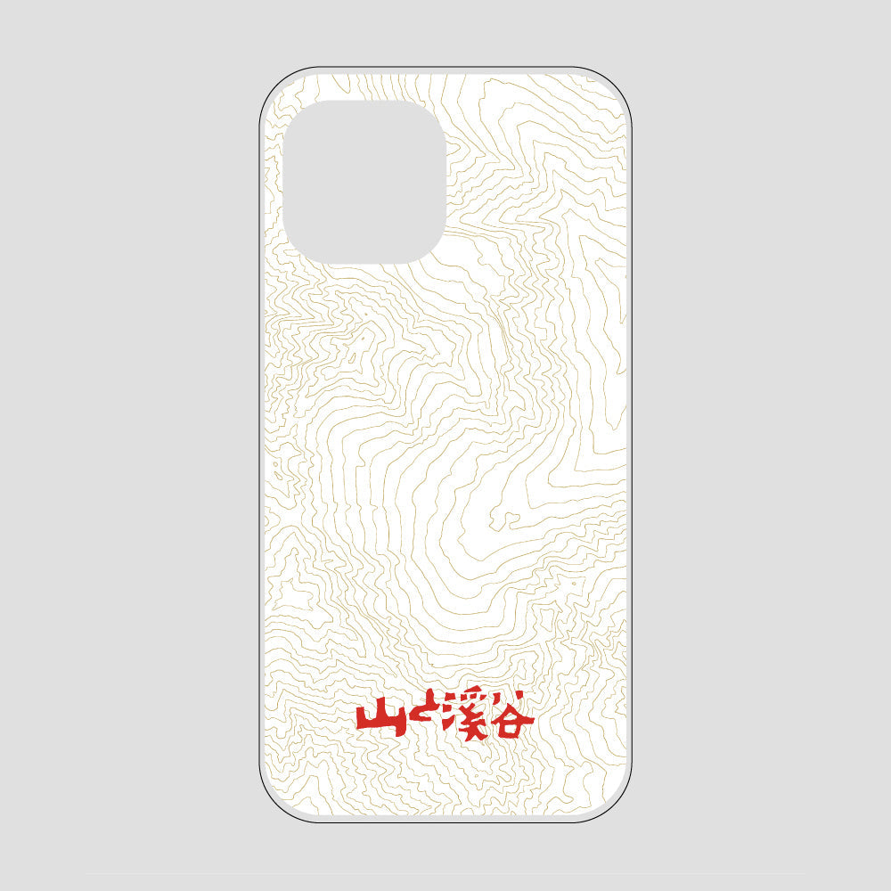 等高線スマホケース 涸沢 / iPhone 13 mini / 山と溪谷社