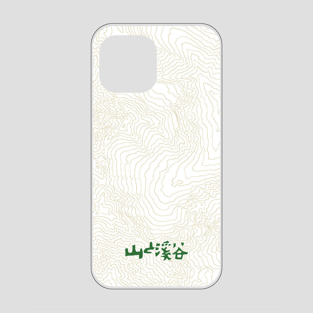 等高線スマホケース 涸沢 / iPhone 13 mini / 山と溪谷社