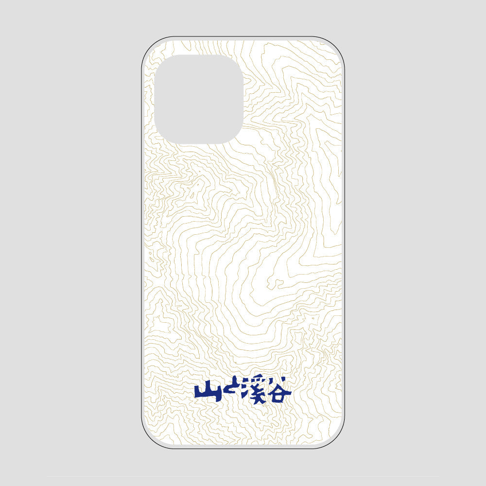 等高線スマホケース 涸沢 / iPhone 13 mini / 山と溪谷社