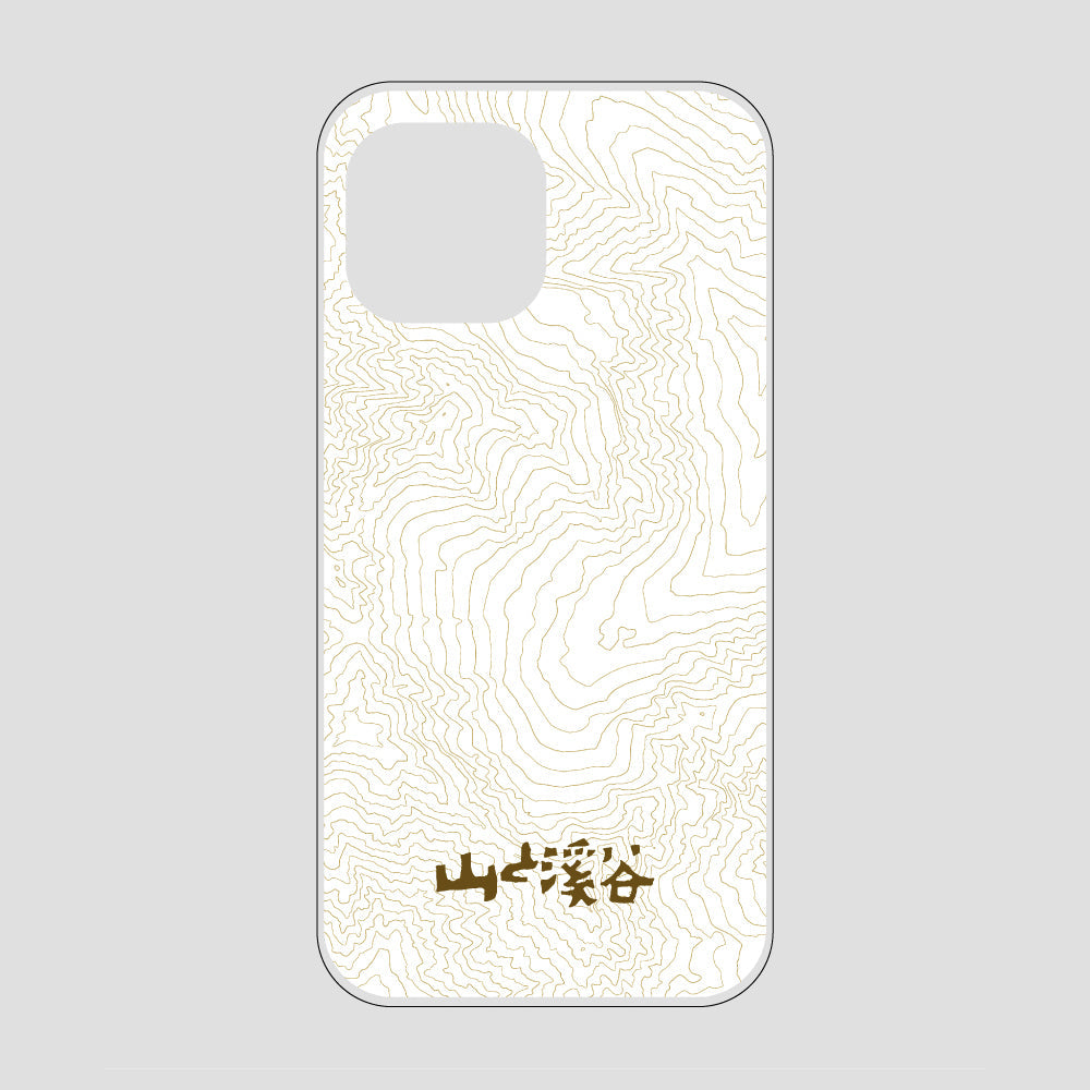 等高線スマホケース 涸沢 / iPhone 13 mini / 山と溪谷社