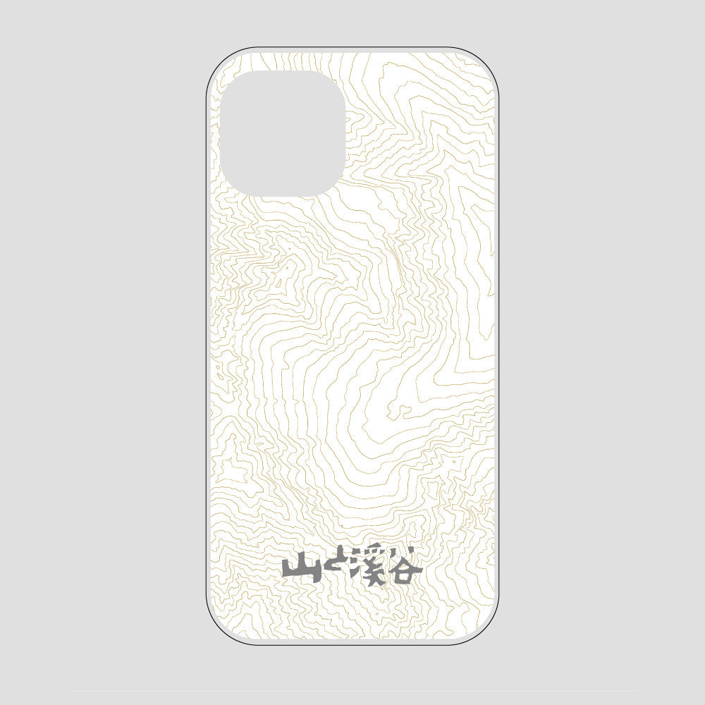 等高線スマホケース 涸沢 / iPhone 14 / 山と溪谷社
