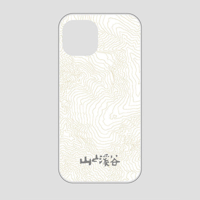 等高線スマホケース 涸沢 / iPhone 14 / 山と溪谷社