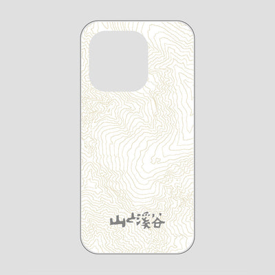 等高線スマホケース 涸沢 / iPhone 14 Pro / 山と溪谷社
