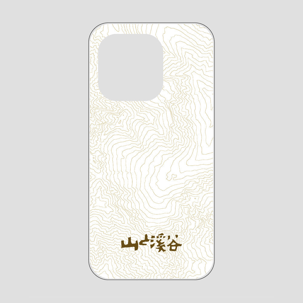 等高線スマホケース 涸沢 / iPhone 14 Pro / 山と溪谷社