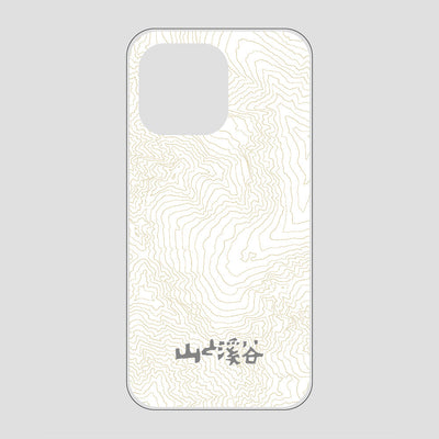等高線スマホケース 涸沢 / iPhone 14 ProMax / 山と溪谷社
