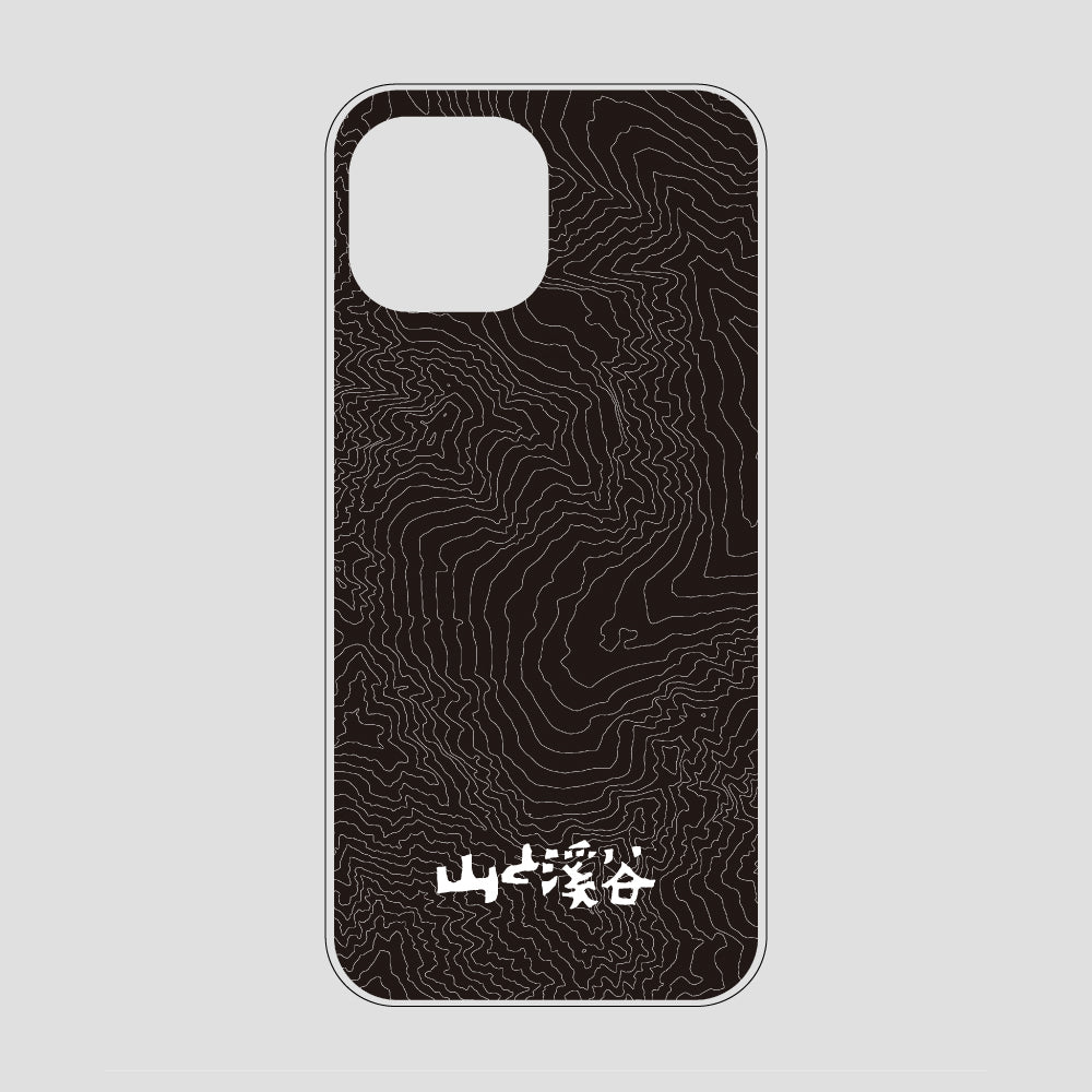 等高線スマホケース 涸沢 / iPhone 15 / 山と溪谷社
