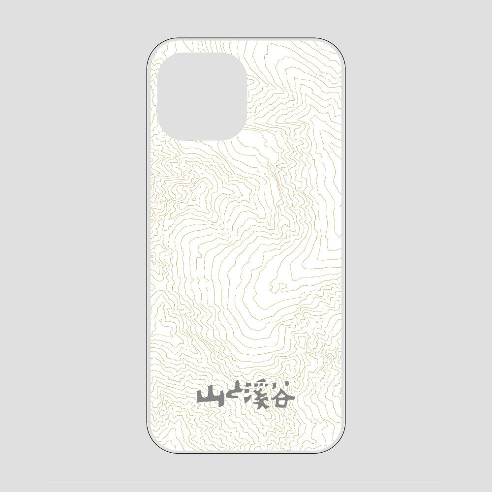 等高線スマホケース 涸沢 / iPhone 15 / 山と溪谷社