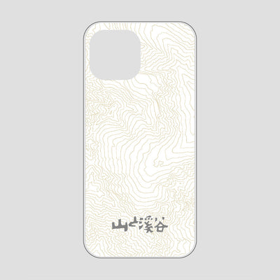 等高線スマホケース 涸沢 / iPhone 15 / 山と溪谷社