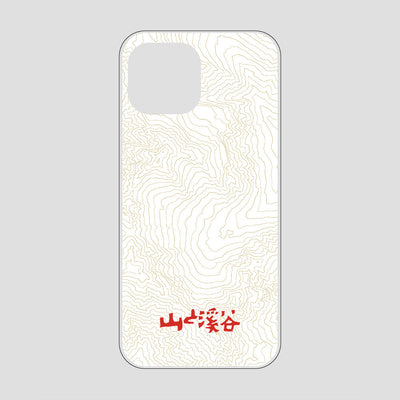 等高線スマホケース 涸沢 / iPhone 15 / 山と溪谷社