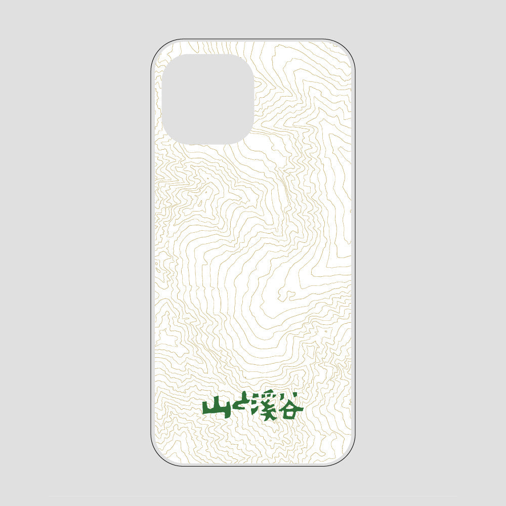 等高線スマホケース 涸沢 / iPhone 15 / 山と溪谷社