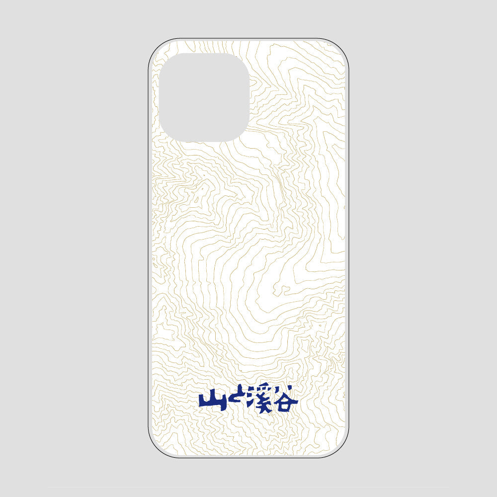 等高線スマホケース 涸沢 / iPhone 15 / 山と溪谷社