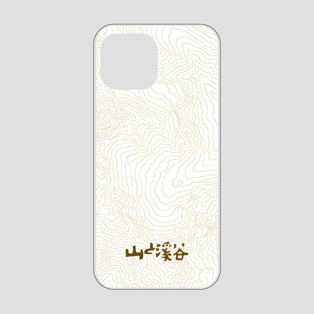 等高線スマホケース 涸沢 / iPhone 15 / 山と溪谷社