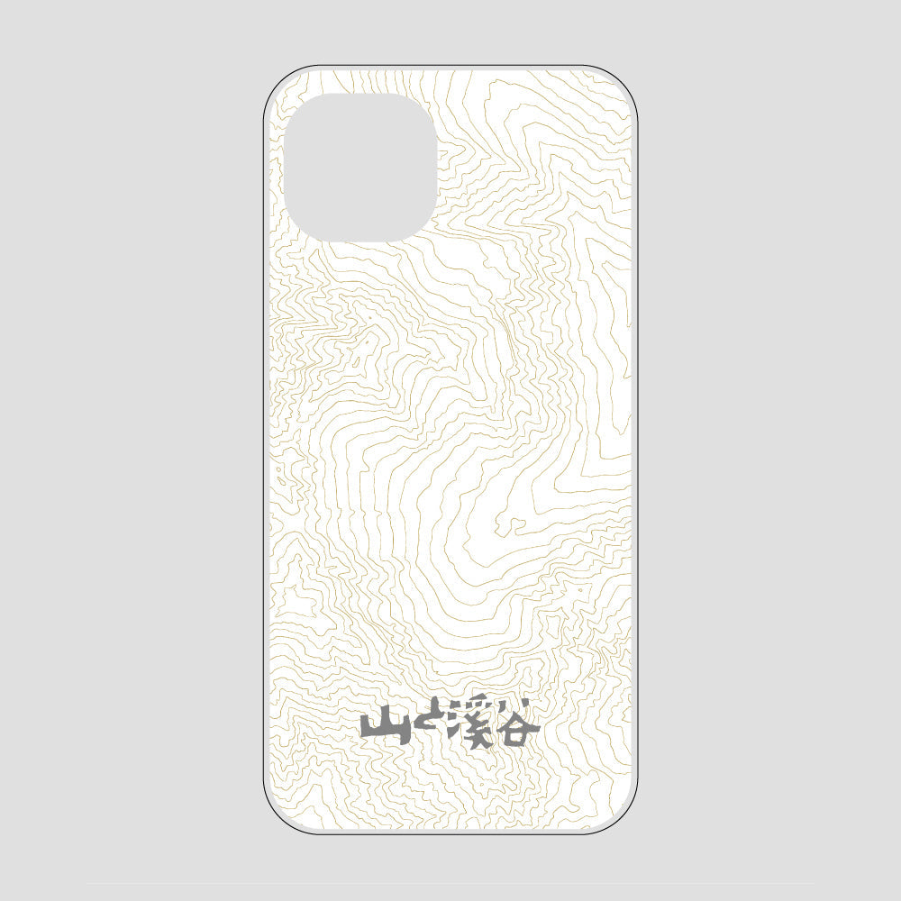 等高線スマホケース 涸沢 / iPhone 15 Plus / 山と溪谷社