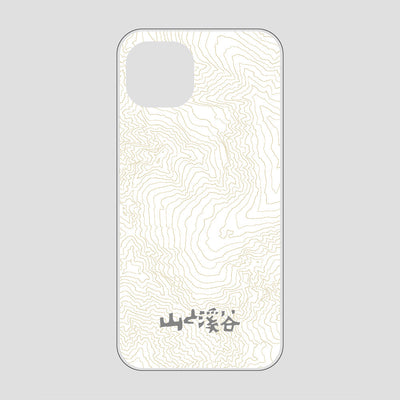 等高線スマホケース 涸沢 / iPhone 15 Plus / 山と溪谷社