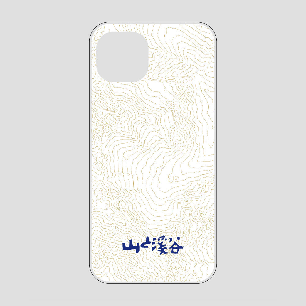 等高線スマホケース 涸沢 / iPhone 15 Plus / 山と溪谷社
