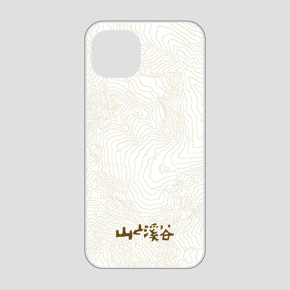 等高線スマホケース 涸沢 / iPhone 15 Plus / 山と溪谷社