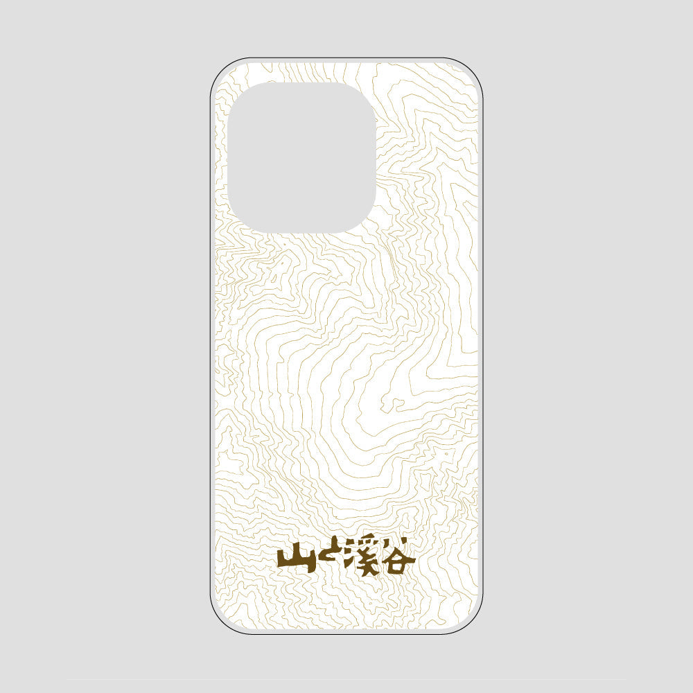 等高線スマホケース 涸沢 / iPhone 15 Pro / 山と溪谷社