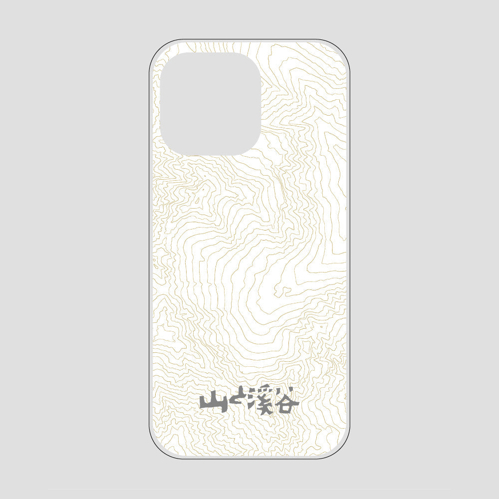 等高線スマホケース 涸沢 / iPhone 15 ProMax / 山と溪谷社
