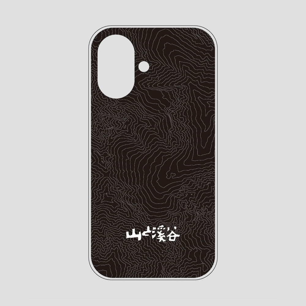等高線スマホケース 涸沢 / iPhone 16 / 山と溪谷社