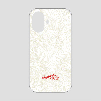 等高線スマホケース 涸沢 / iPhone 16 / 山と溪谷社