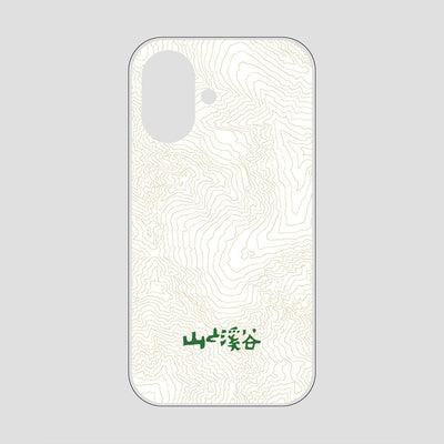 等高線スマホケース 涸沢 / iPhone 16 / 山と溪谷社