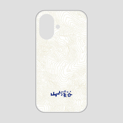 等高線スマホケース 涸沢 / iPhone 16 / 山と溪谷社
