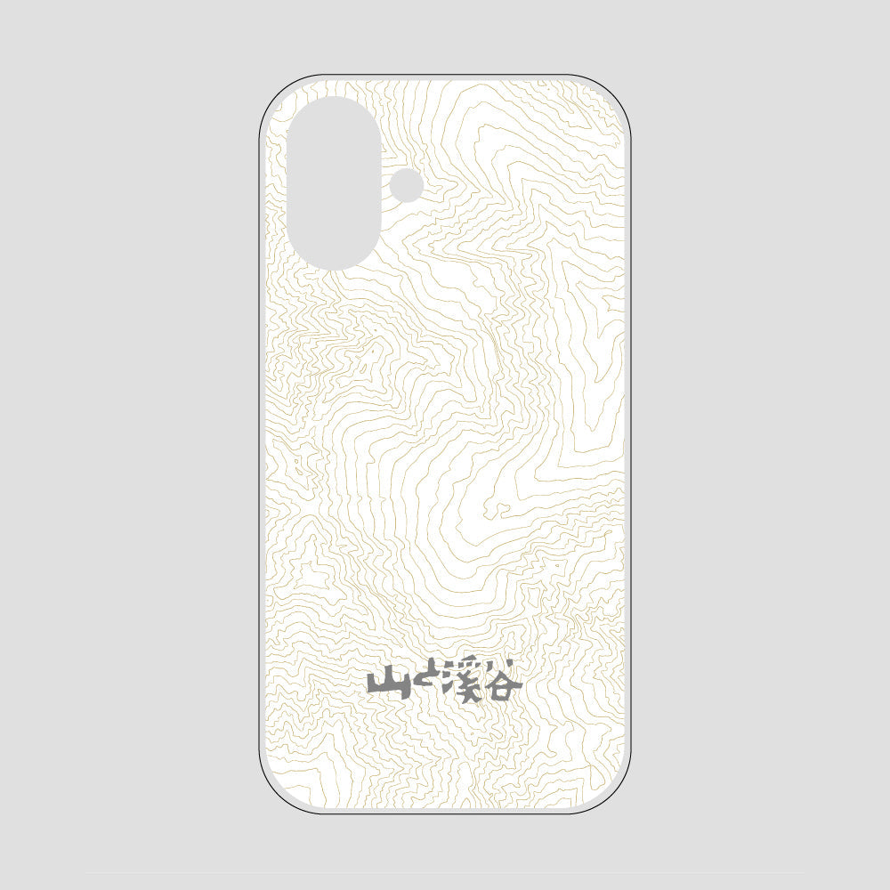 等高線スマホケース 涸沢 / iPhone 16 Plus / 山と溪谷社