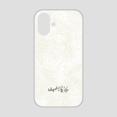 等高線スマホケース 涸沢 / iPhone 16 Plus / 山と溪谷社
