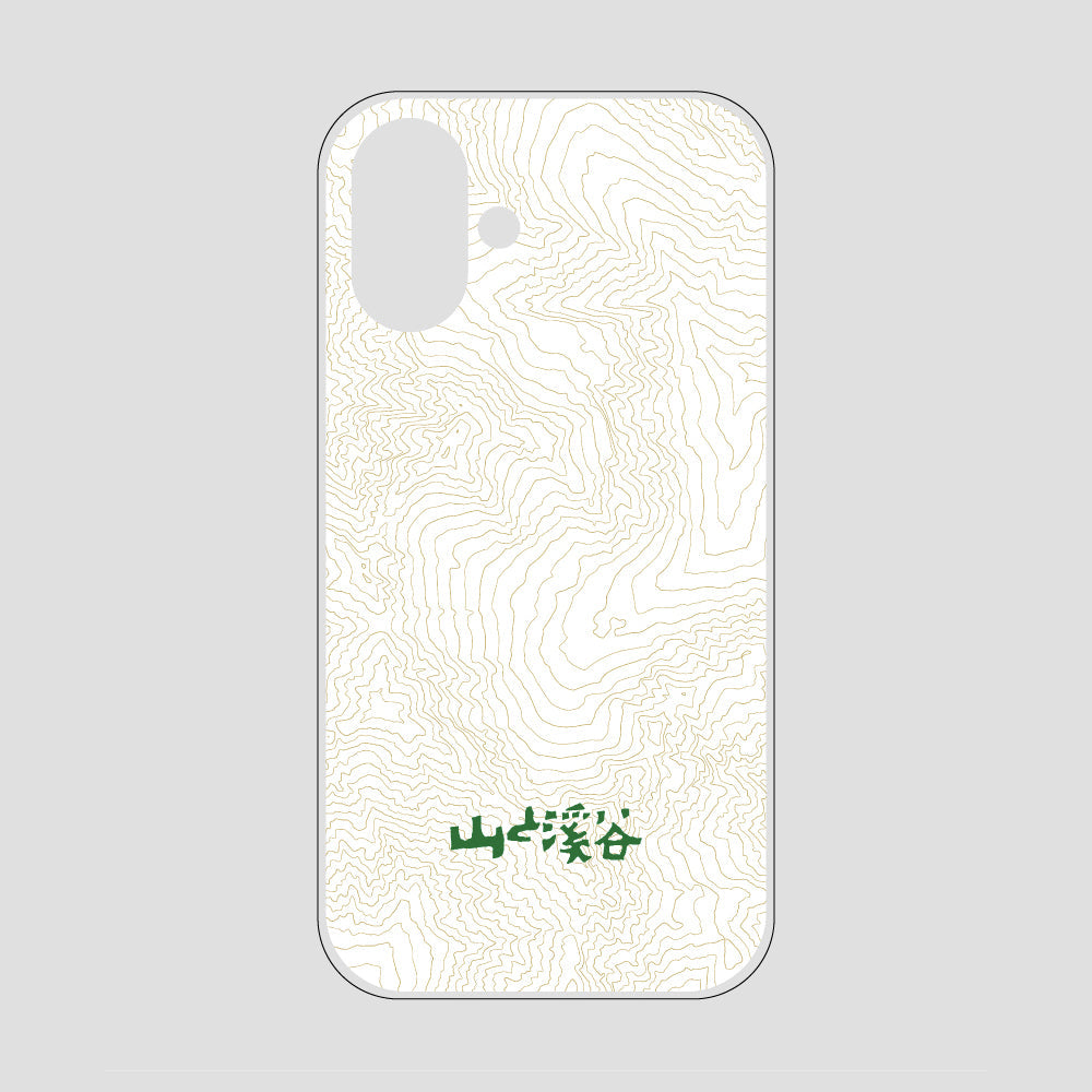 等高線スマホケース 涸沢 / iPhone 16 Plus / 山と溪谷社