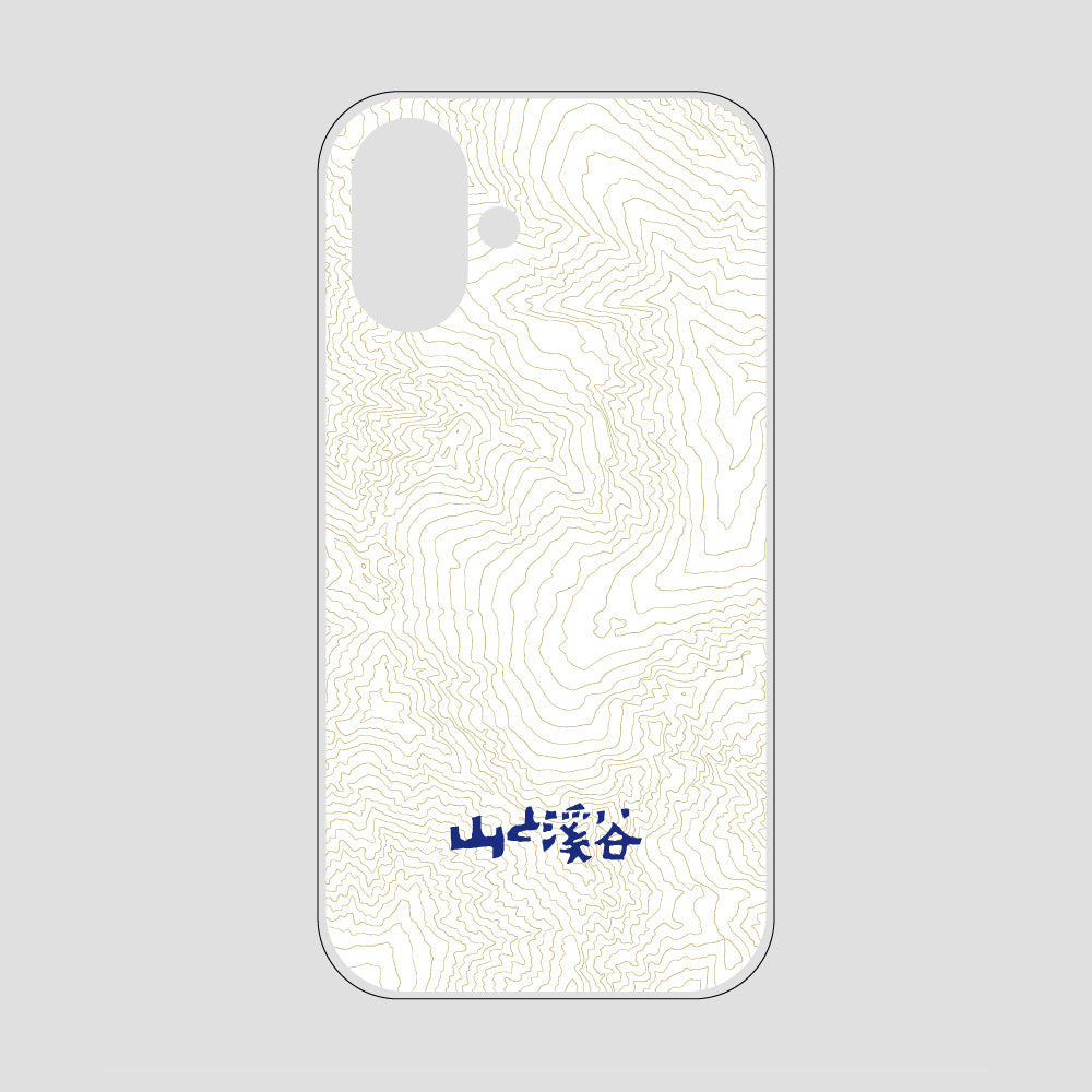 等高線スマホケース 涸沢 / iPhone 16 Plus / 山と溪谷社