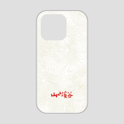 等高線スマホケース 涸沢 / iPhone 16 Pro / 山と溪谷社