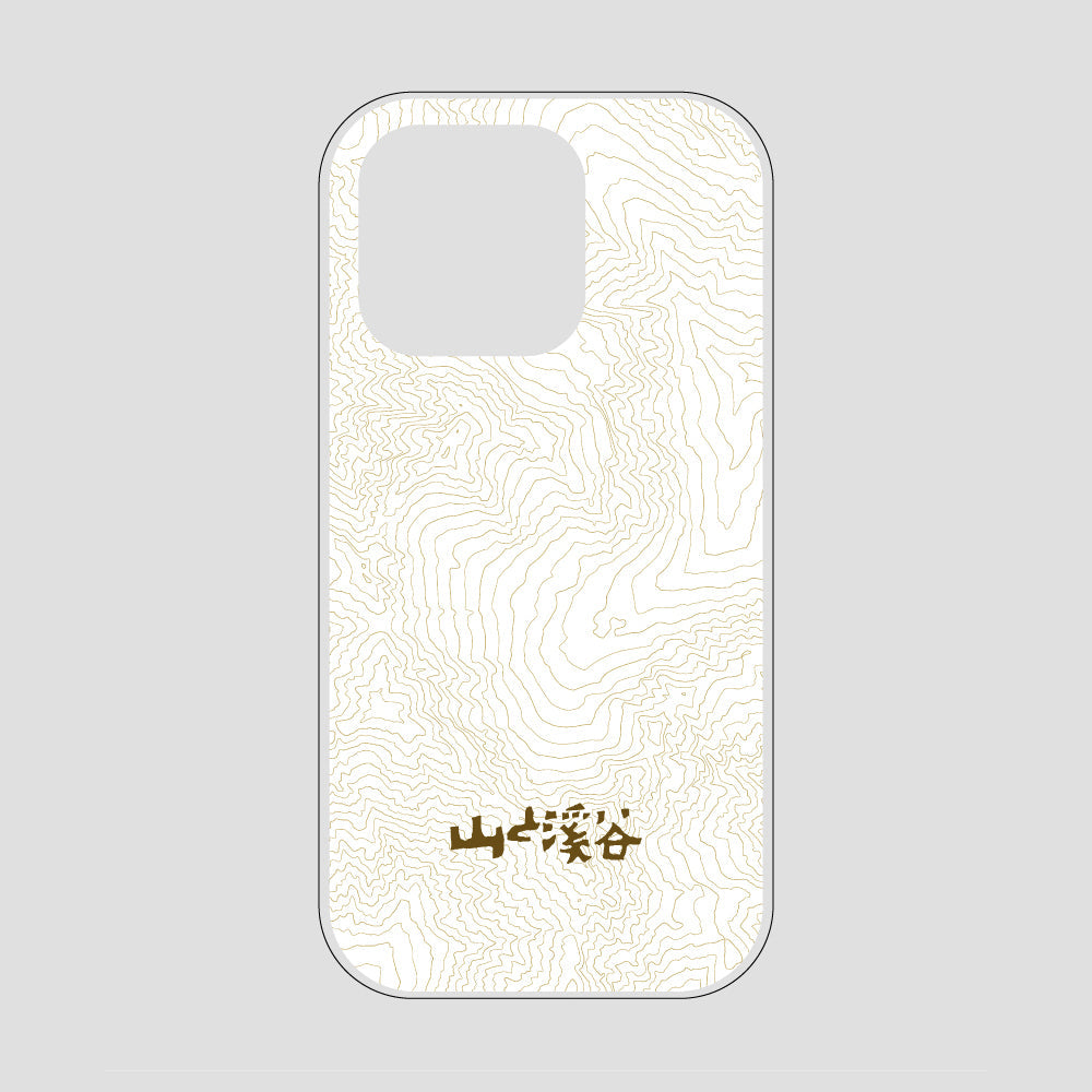 等高線スマホケース 涸沢 / iPhone 16 Pro / 山と溪谷社