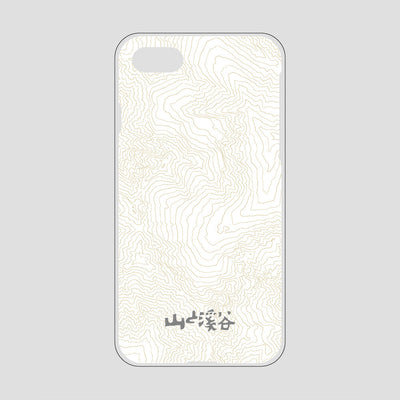 等高線スマホケース 涸沢 / iPhone SE2 / 山と溪谷社