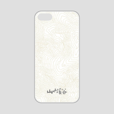 等高線スマホケース 涸沢 / iPhone SE3 / 山と溪谷社